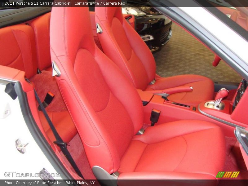  2011 911 Carrera Cabriolet Carrera Red Interior