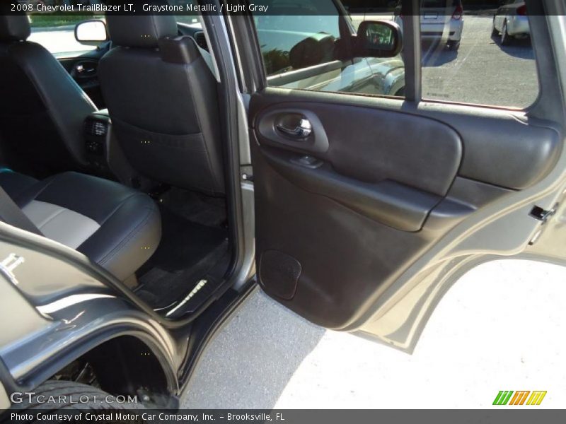 Graystone Metallic / Light Gray 2008 Chevrolet TrailBlazer LT