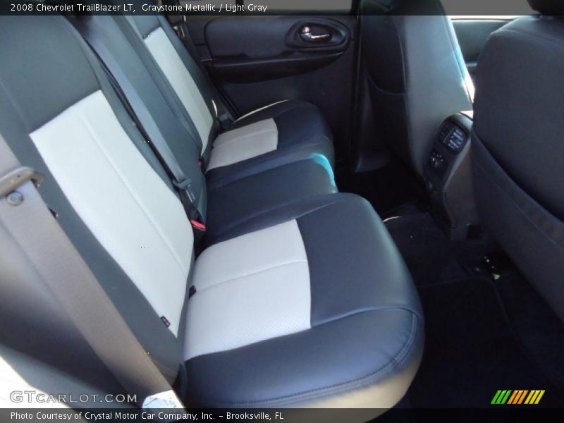 Graystone Metallic / Light Gray 2008 Chevrolet TrailBlazer LT