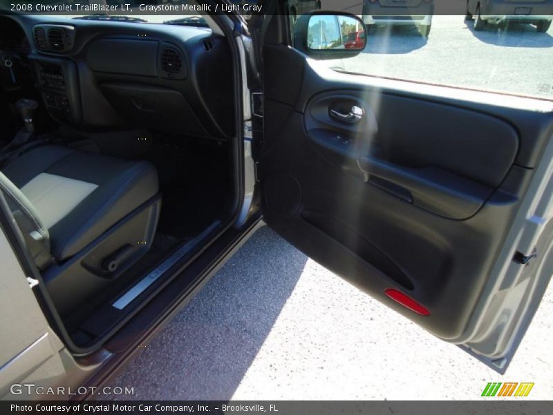 Graystone Metallic / Light Gray 2008 Chevrolet TrailBlazer LT