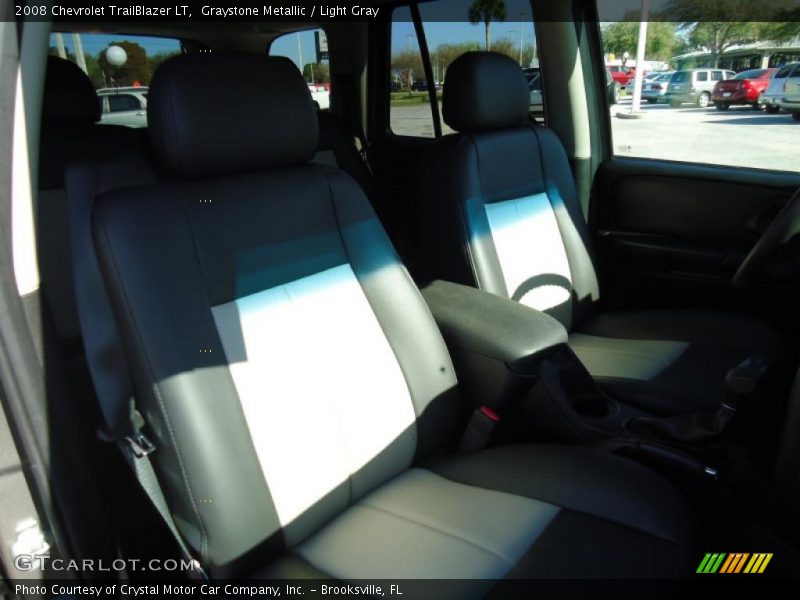 Graystone Metallic / Light Gray 2008 Chevrolet TrailBlazer LT