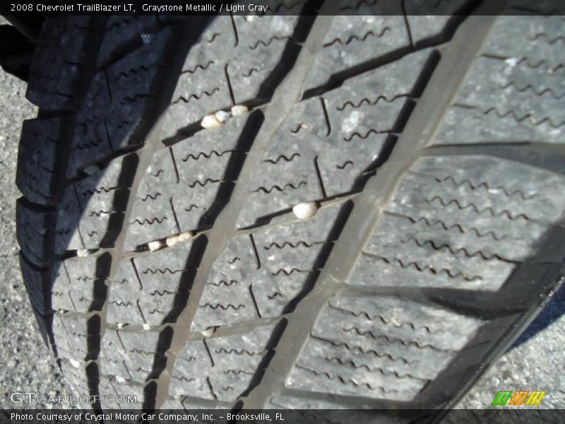 Graystone Metallic / Light Gray 2008 Chevrolet TrailBlazer LT