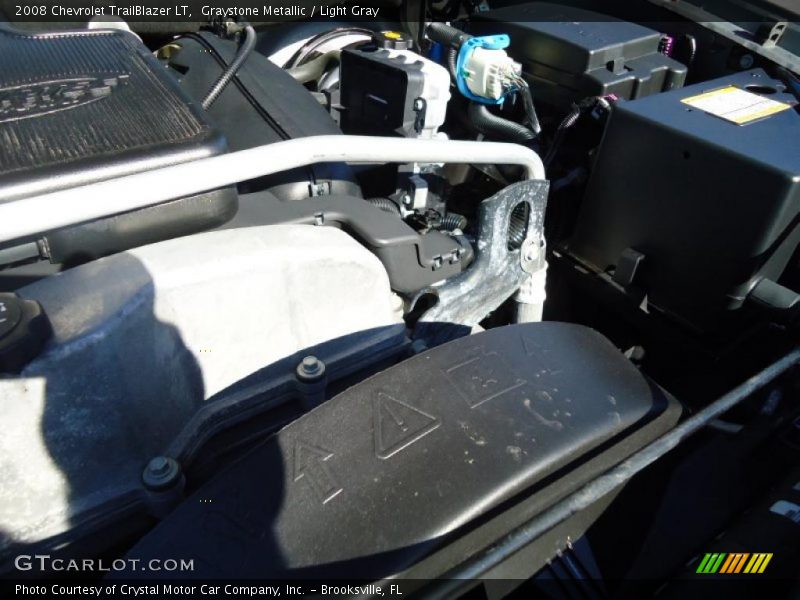 Graystone Metallic / Light Gray 2008 Chevrolet TrailBlazer LT
