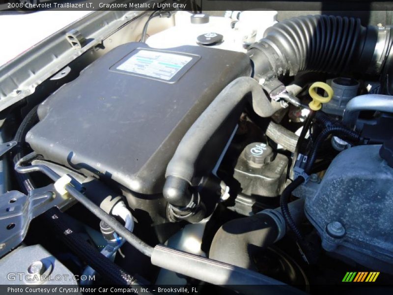 Graystone Metallic / Light Gray 2008 Chevrolet TrailBlazer LT