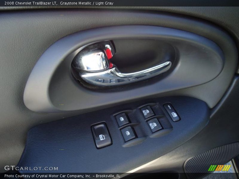 Graystone Metallic / Light Gray 2008 Chevrolet TrailBlazer LT