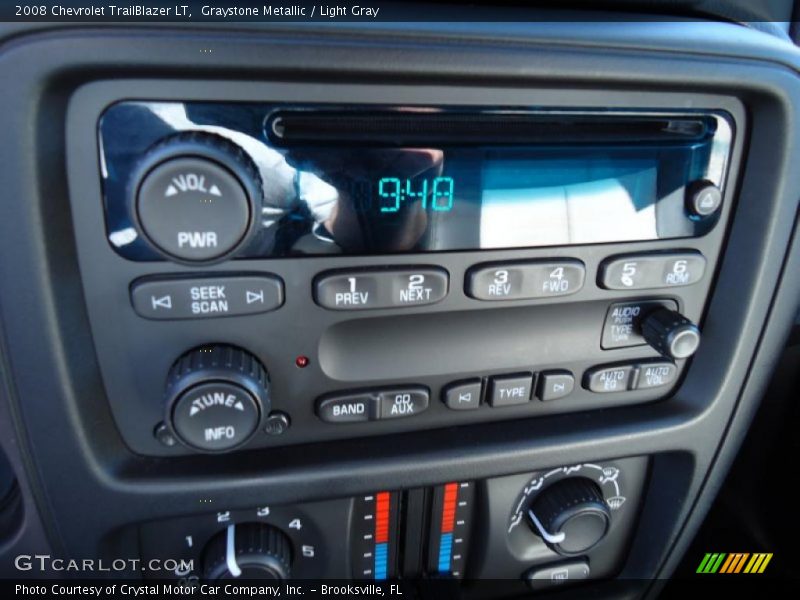 Graystone Metallic / Light Gray 2008 Chevrolet TrailBlazer LT