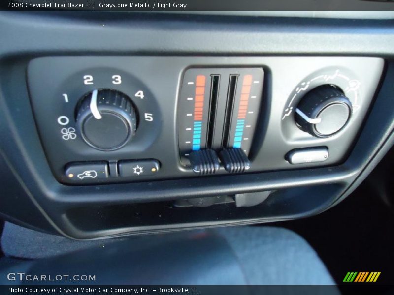 Graystone Metallic / Light Gray 2008 Chevrolet TrailBlazer LT