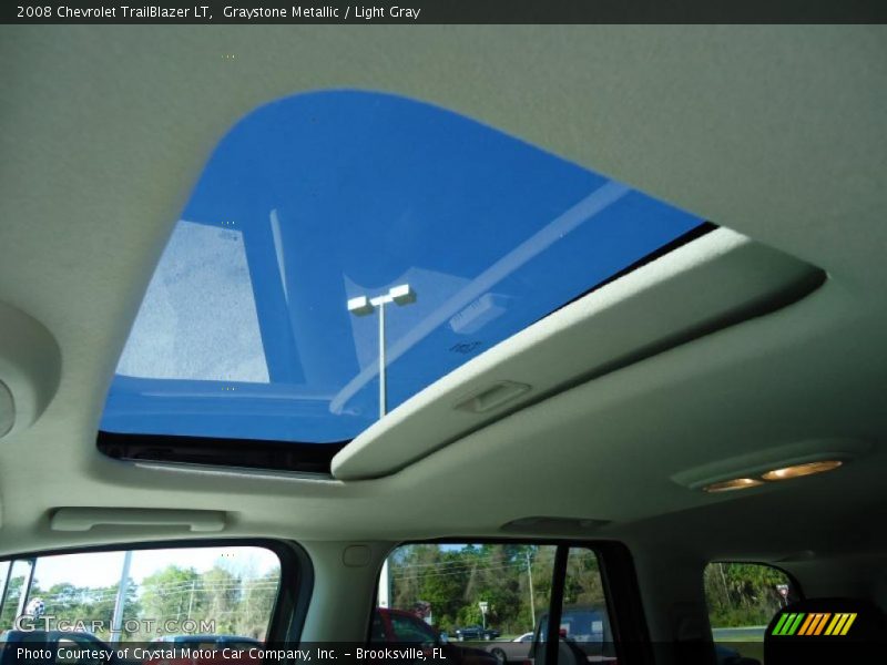 Graystone Metallic / Light Gray 2008 Chevrolet TrailBlazer LT