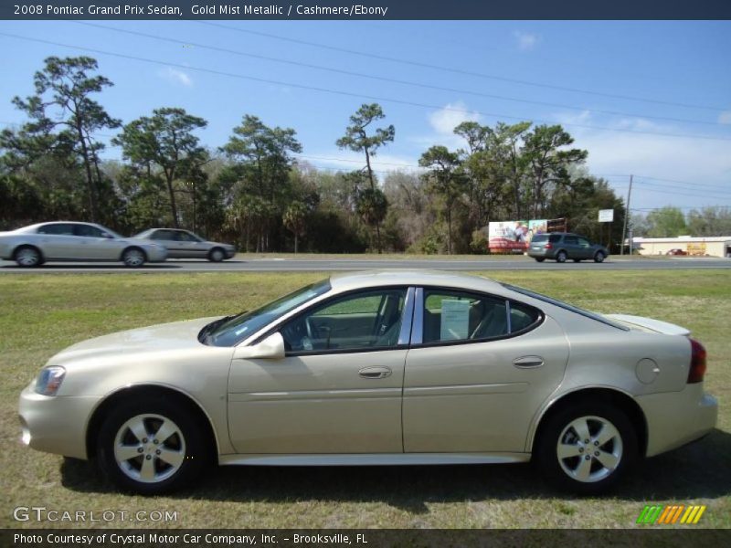 Gold Mist Metallic / Cashmere/Ebony 2008 Pontiac Grand Prix Sedan