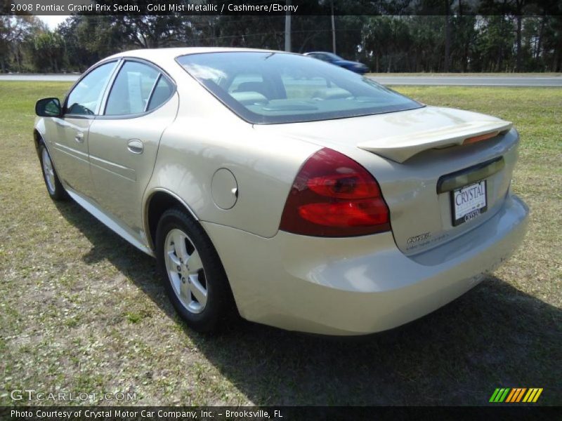 Gold Mist Metallic / Cashmere/Ebony 2008 Pontiac Grand Prix Sedan