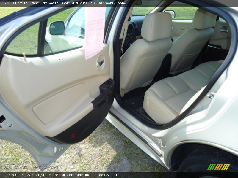 Gold Mist Metallic / Cashmere/Ebony 2008 Pontiac Grand Prix Sedan
