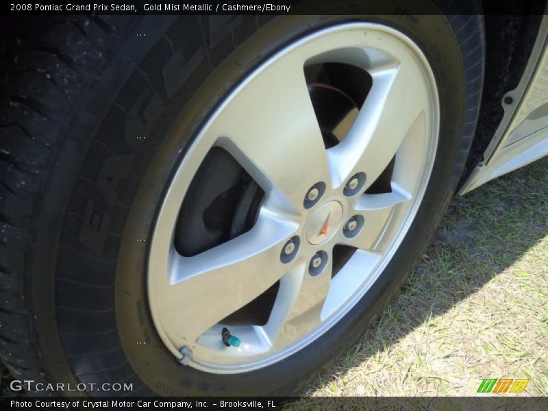 Gold Mist Metallic / Cashmere/Ebony 2008 Pontiac Grand Prix Sedan