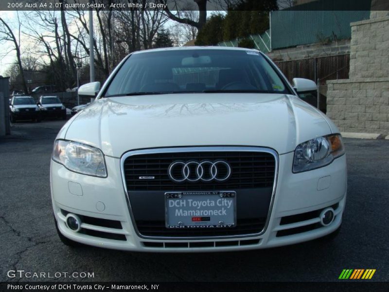 Arctic White / Ebony 2006 Audi A4 2.0T quattro Sedan