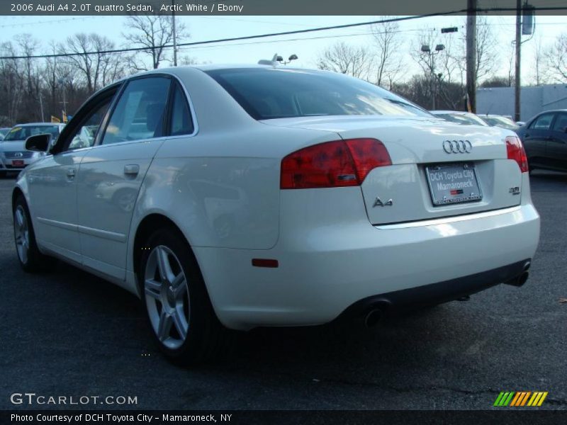 Arctic White / Ebony 2006 Audi A4 2.0T quattro Sedan