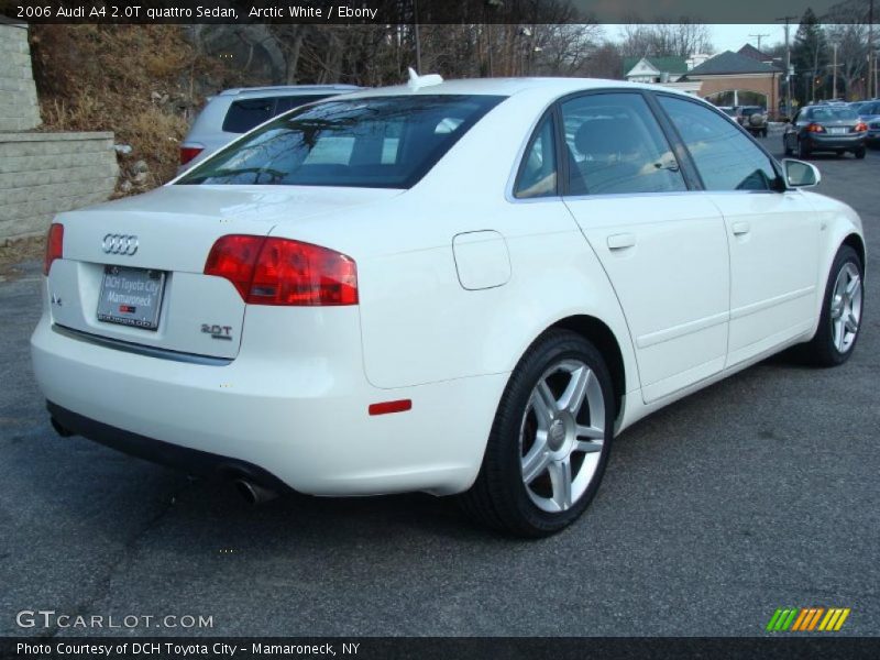 Arctic White / Ebony 2006 Audi A4 2.0T quattro Sedan