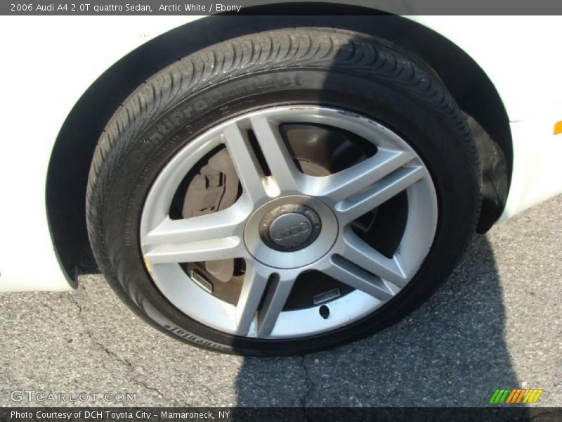 Arctic White / Ebony 2006 Audi A4 2.0T quattro Sedan