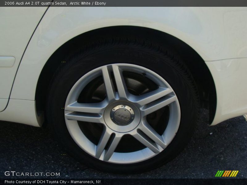 Arctic White / Ebony 2006 Audi A4 2.0T quattro Sedan