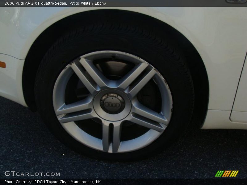 Arctic White / Ebony 2006 Audi A4 2.0T quattro Sedan