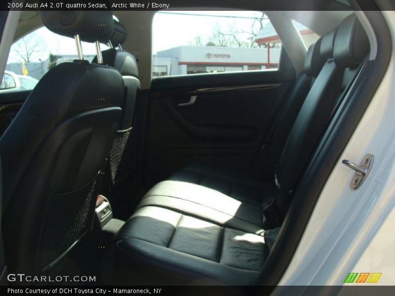 Arctic White / Ebony 2006 Audi A4 2.0T quattro Sedan