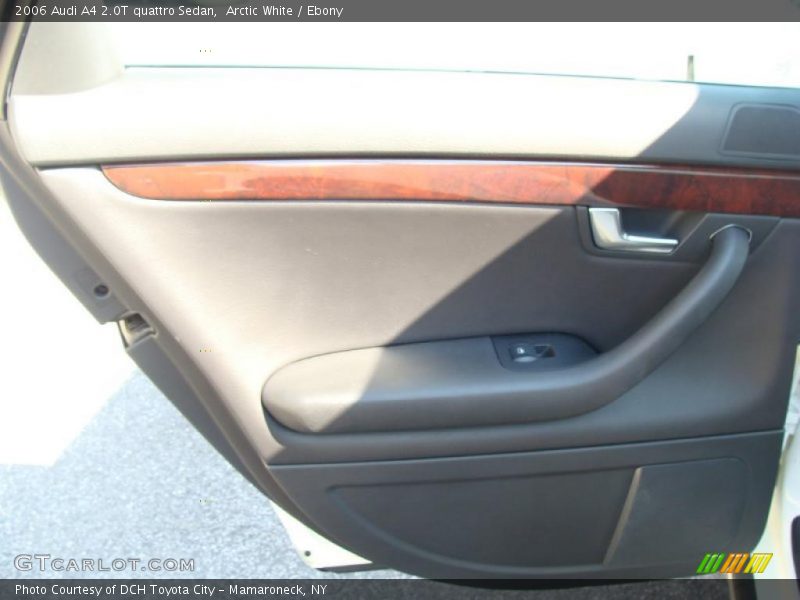 Arctic White / Ebony 2006 Audi A4 2.0T quattro Sedan