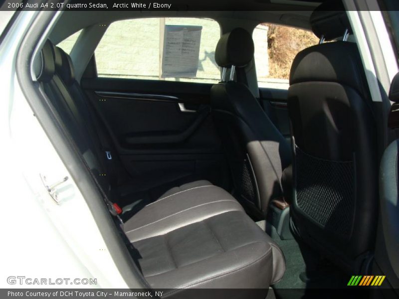 Arctic White / Ebony 2006 Audi A4 2.0T quattro Sedan