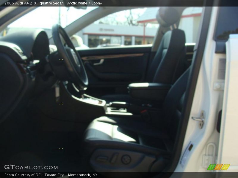 Arctic White / Ebony 2006 Audi A4 2.0T quattro Sedan