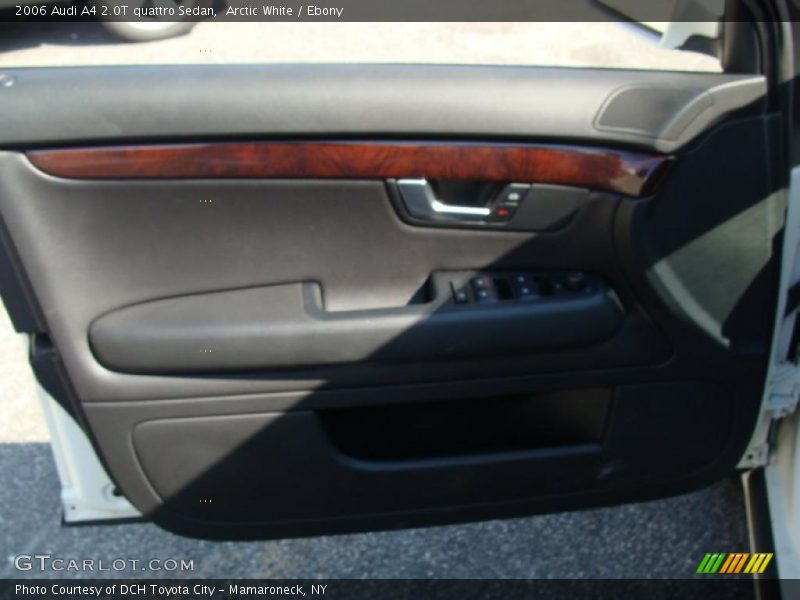 Arctic White / Ebony 2006 Audi A4 2.0T quattro Sedan