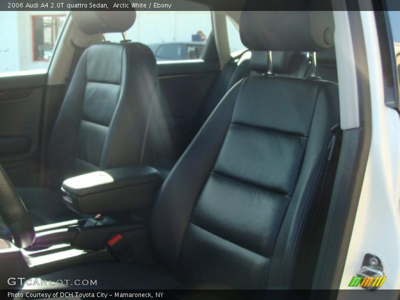 Arctic White / Ebony 2006 Audi A4 2.0T quattro Sedan