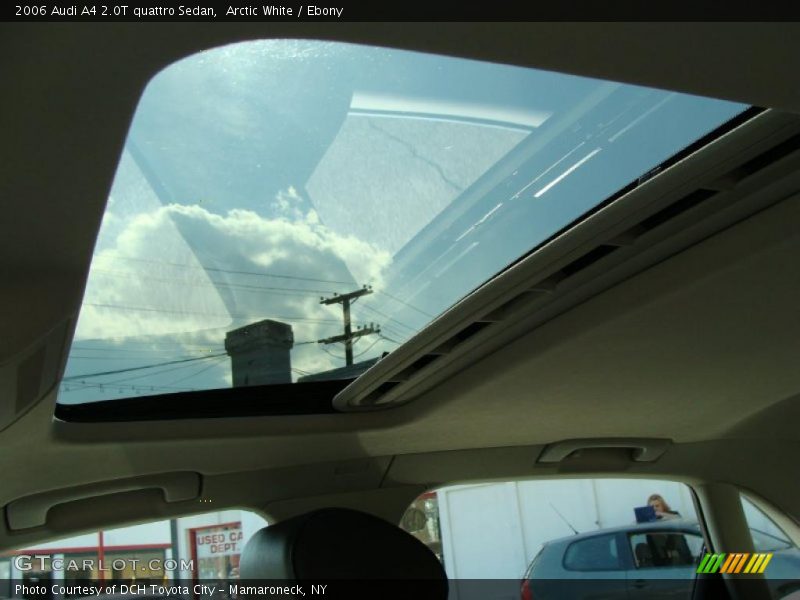 Arctic White / Ebony 2006 Audi A4 2.0T quattro Sedan