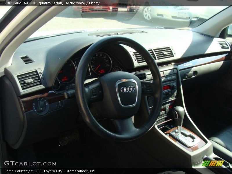Arctic White / Ebony 2006 Audi A4 2.0T quattro Sedan