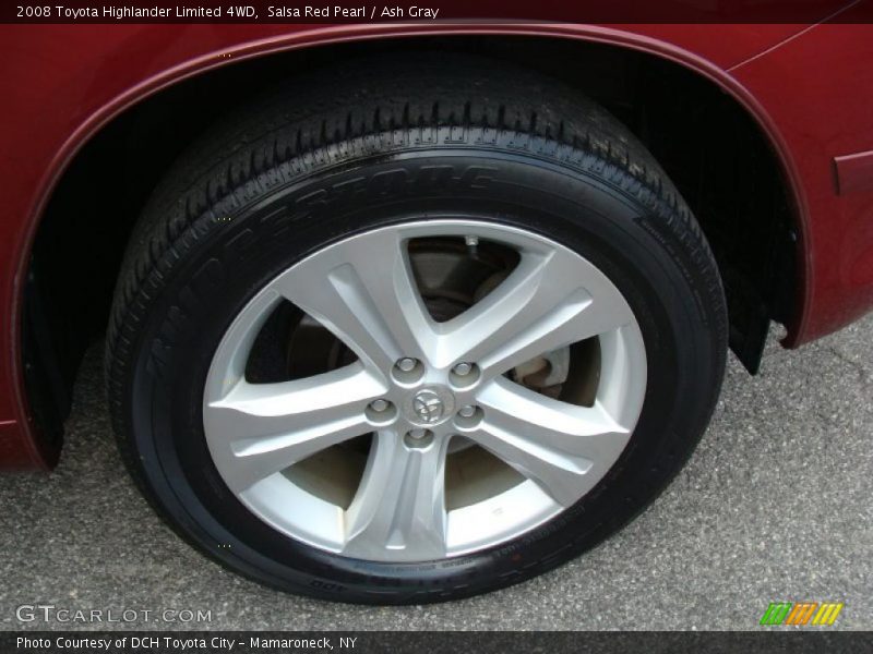 Salsa Red Pearl / Ash Gray 2008 Toyota Highlander Limited 4WD
