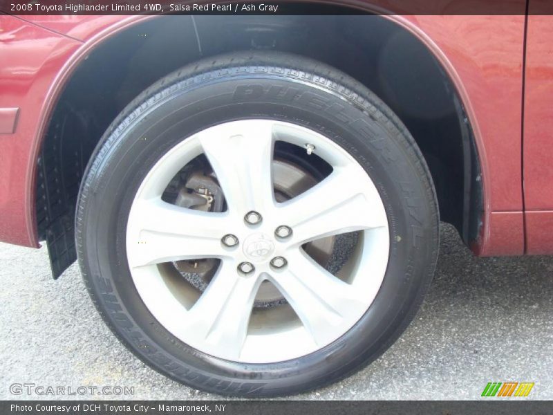 Salsa Red Pearl / Ash Gray 2008 Toyota Highlander Limited 4WD