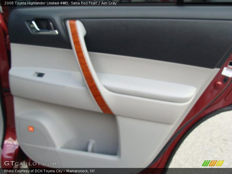 Salsa Red Pearl / Ash Gray 2008 Toyota Highlander Limited 4WD