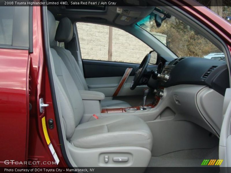 Salsa Red Pearl / Ash Gray 2008 Toyota Highlander Limited 4WD