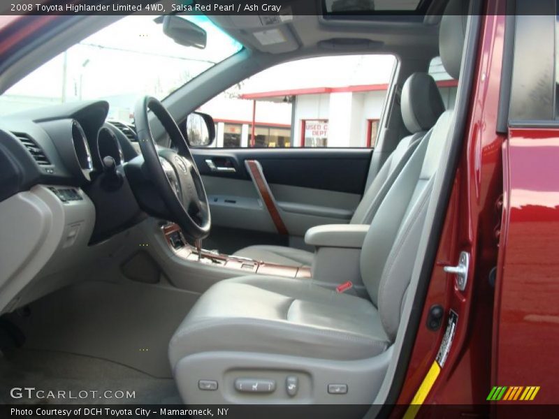 Salsa Red Pearl / Ash Gray 2008 Toyota Highlander Limited 4WD