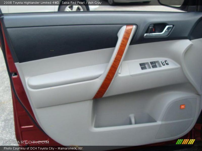 Salsa Red Pearl / Ash Gray 2008 Toyota Highlander Limited 4WD
