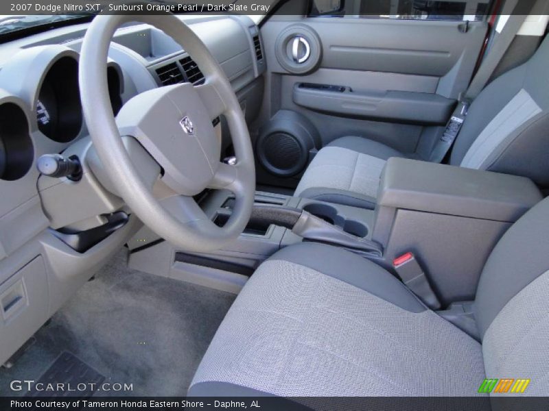 Sunburst Orange Pearl / Dark Slate Gray 2007 Dodge Nitro SXT