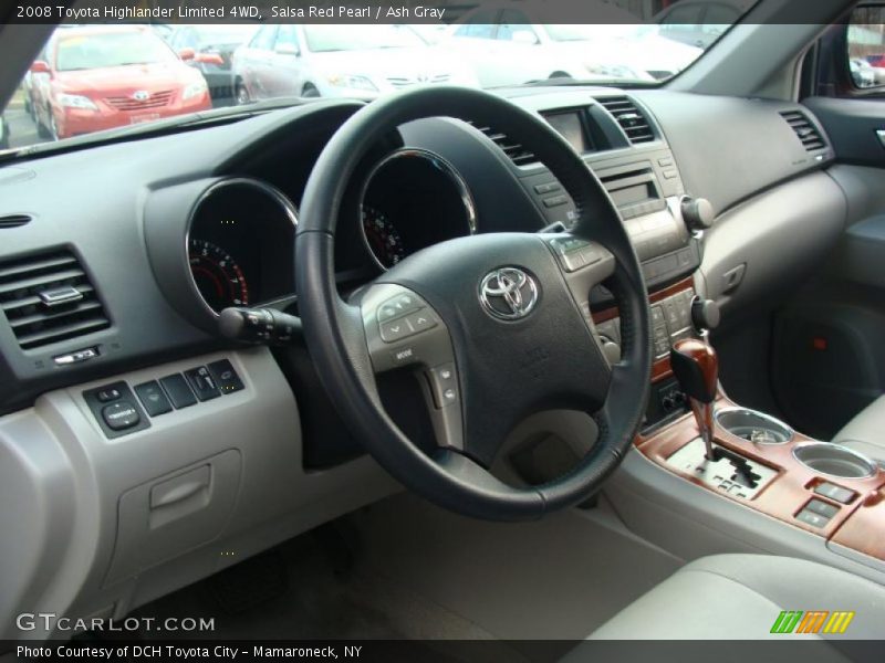 Salsa Red Pearl / Ash Gray 2008 Toyota Highlander Limited 4WD