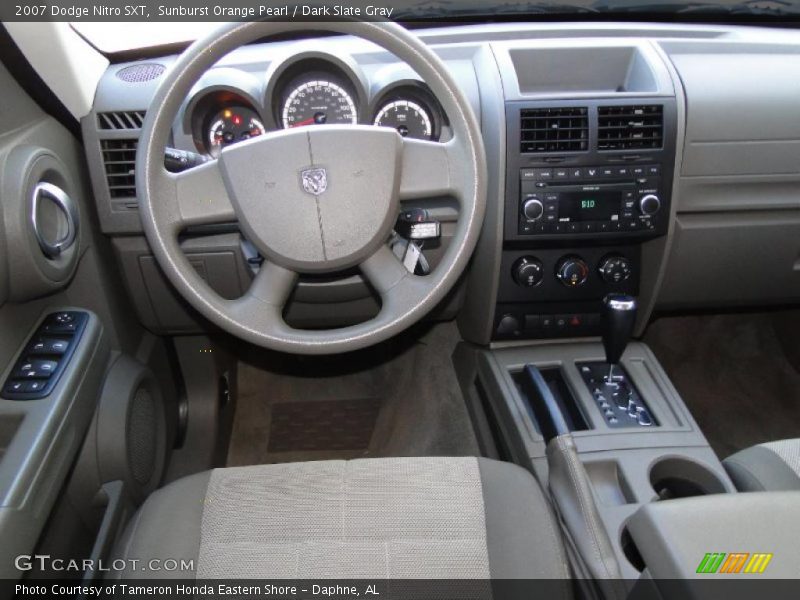 Sunburst Orange Pearl / Dark Slate Gray 2007 Dodge Nitro SXT