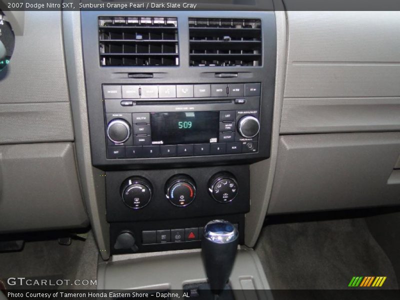 Sunburst Orange Pearl / Dark Slate Gray 2007 Dodge Nitro SXT