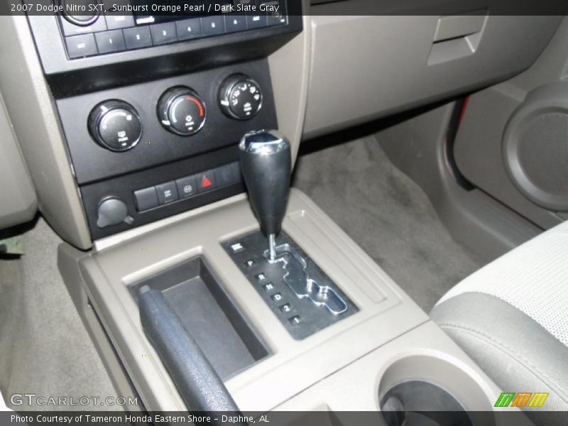 Sunburst Orange Pearl / Dark Slate Gray 2007 Dodge Nitro SXT