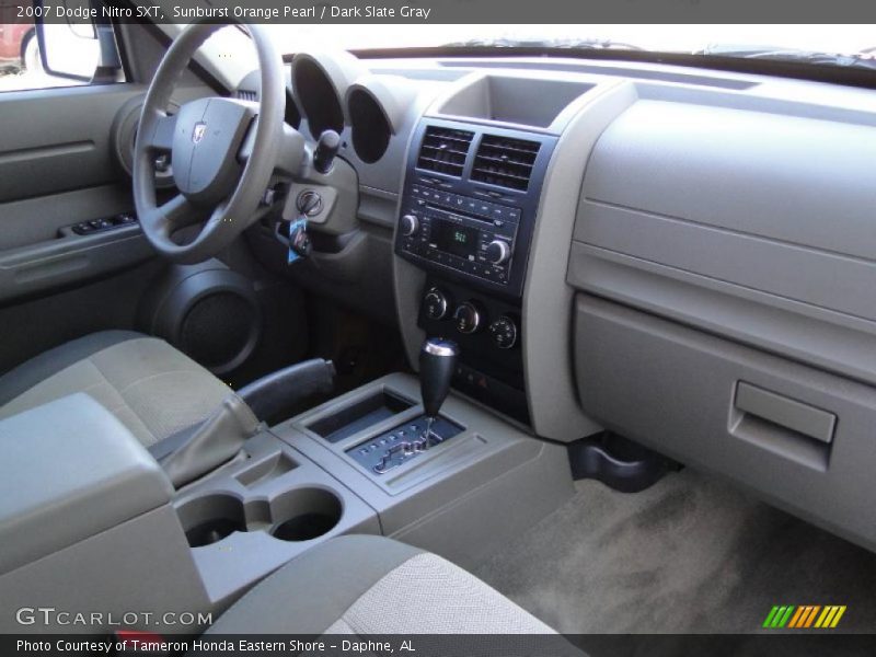 Sunburst Orange Pearl / Dark Slate Gray 2007 Dodge Nitro SXT