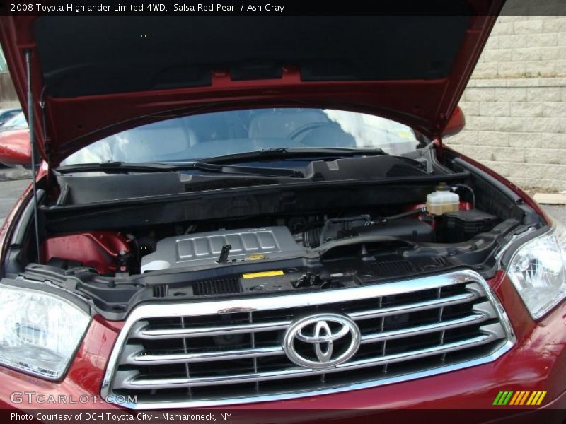 Salsa Red Pearl / Ash Gray 2008 Toyota Highlander Limited 4WD