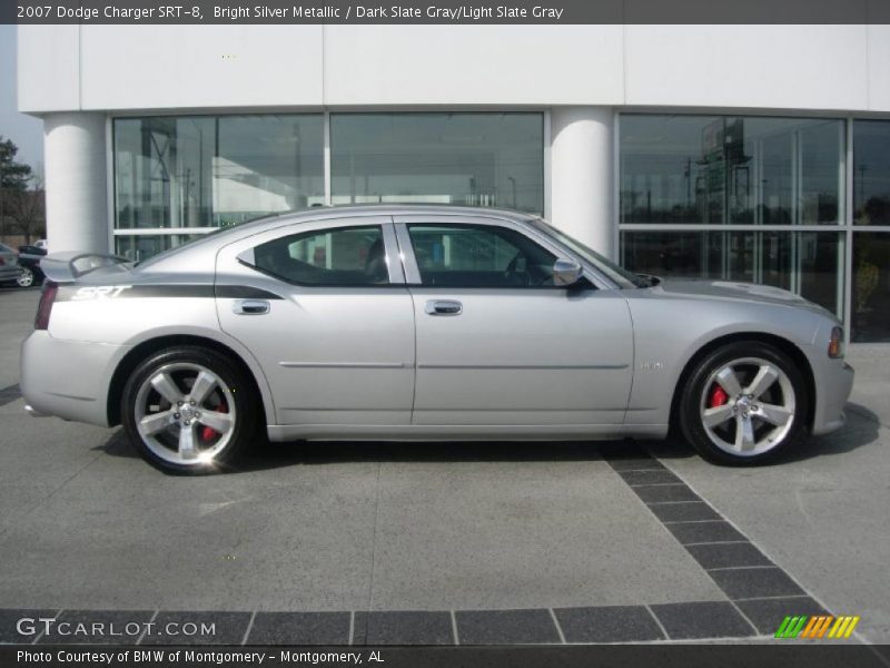 Bright Silver Metallic / Dark Slate Gray/Light Slate Gray 2007 Dodge Charger SRT-8