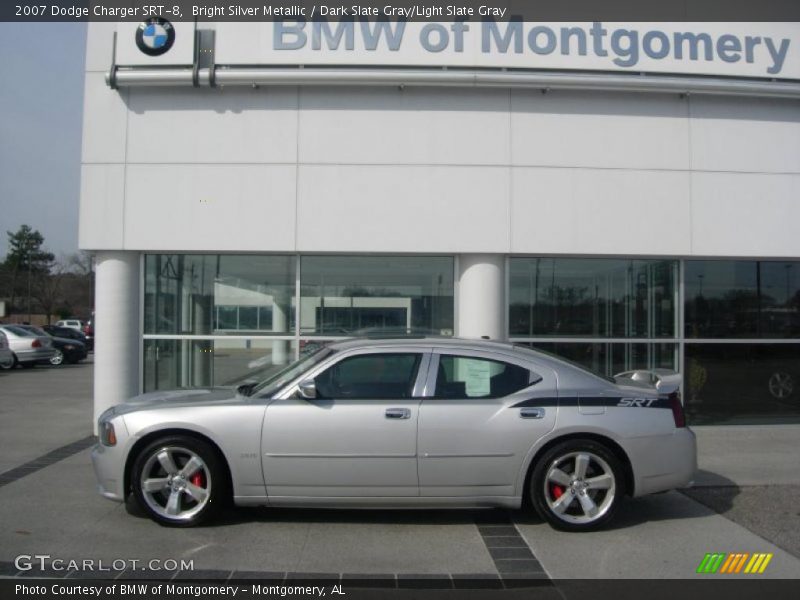 Bright Silver Metallic / Dark Slate Gray/Light Slate Gray 2007 Dodge Charger SRT-8