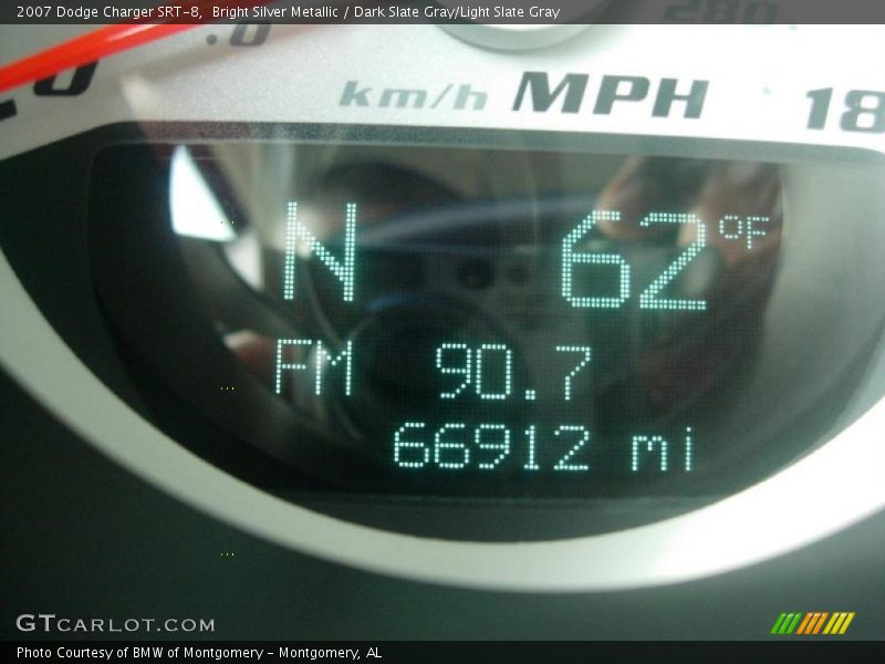 Bright Silver Metallic / Dark Slate Gray/Light Slate Gray 2007 Dodge Charger SRT-8
