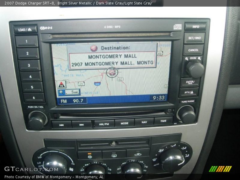 Bright Silver Metallic / Dark Slate Gray/Light Slate Gray 2007 Dodge Charger SRT-8