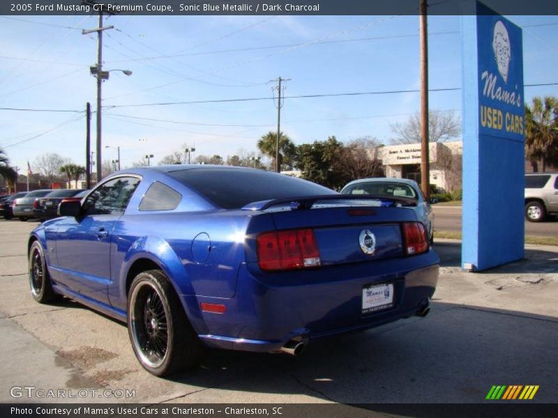 Sonic Blue Metallic / Dark Charcoal 2005 Ford Mustang GT Premium Coupe