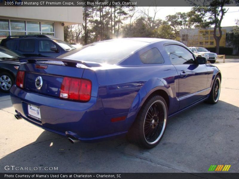 Sonic Blue Metallic / Dark Charcoal 2005 Ford Mustang GT Premium Coupe