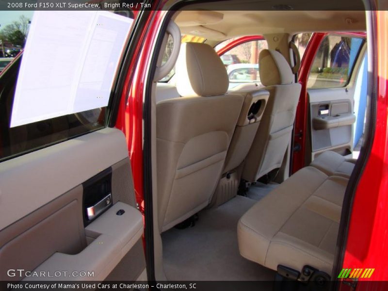 Bright Red / Tan 2008 Ford F150 XLT SuperCrew